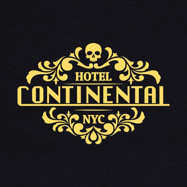 Continental Hotel Fan Logo by Vault Emporium